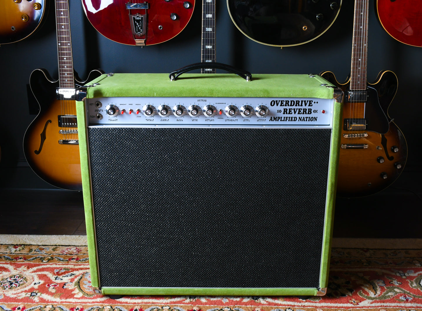 Amplified Nation Overdrive Reverb 50 Watt 1x12 Combo Angry Phrogg/Black Sparkle
