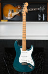 1998 Fender American Deluxe Stratocaster Teal Ash Body & Maple Neck