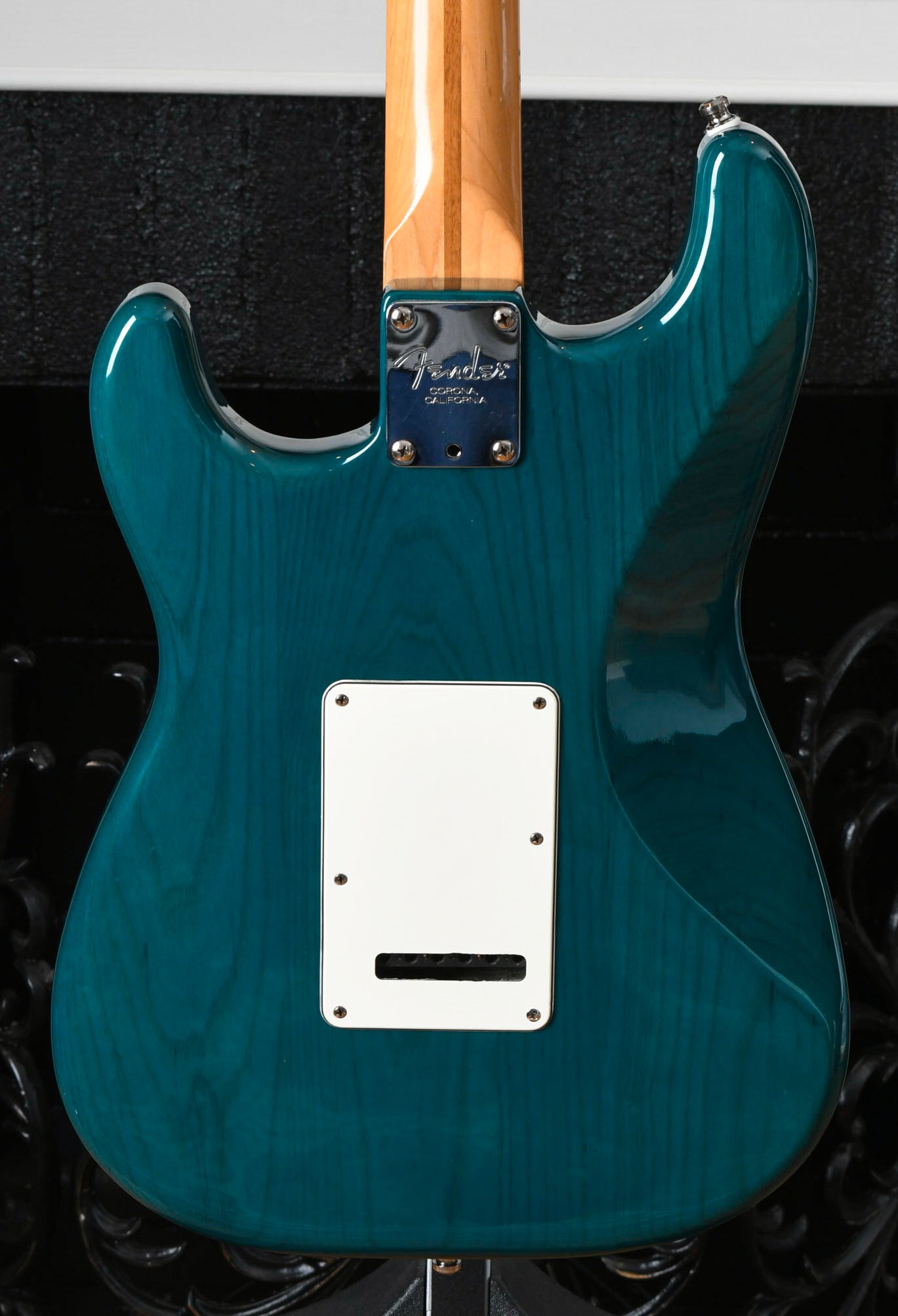 1998 Fender American Deluxe Stratocaster Teal Ash Body & Maple