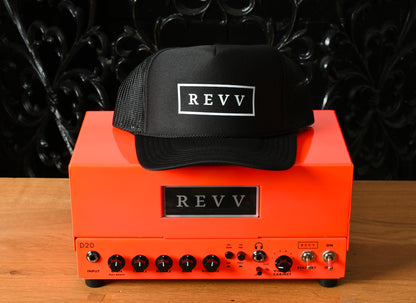 Revv D20 20/4 Watt Guitar Head w/Two Notes Torpedo Embedded-custom color Shocking Red! DISPLAY MODEL