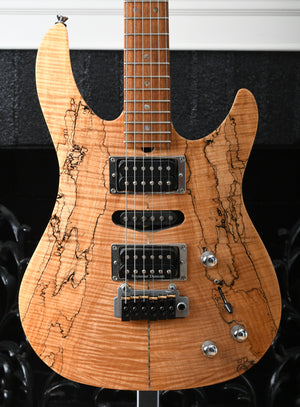 2005 Brian Moore Custom Shop CP90 P Spalted Maple Natural Top