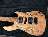 2005 Brian Moore Custom Shop CP90 P Spalted Maple Natural Top