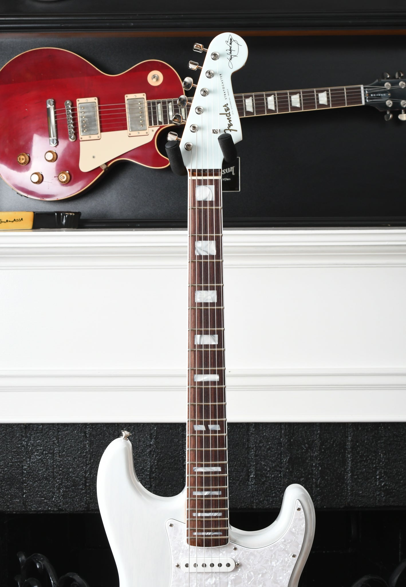 2021 Fender Kenny Wayne Shepherd Stratocaster Transparent Faded Sonic Blue