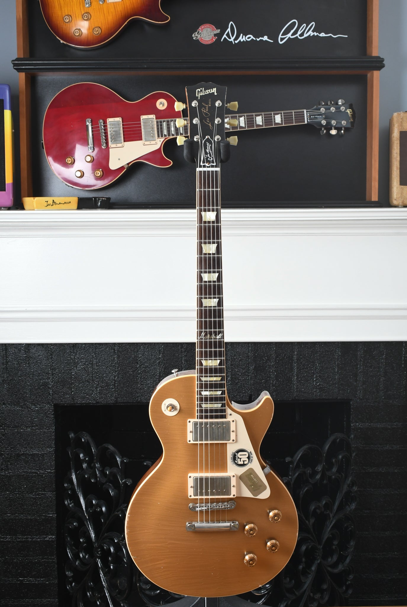 2012 Gibson R7 Tom Murphy Aged 1957 Goldtop & 50th Ann. Marshall Bluesbreaker Set
