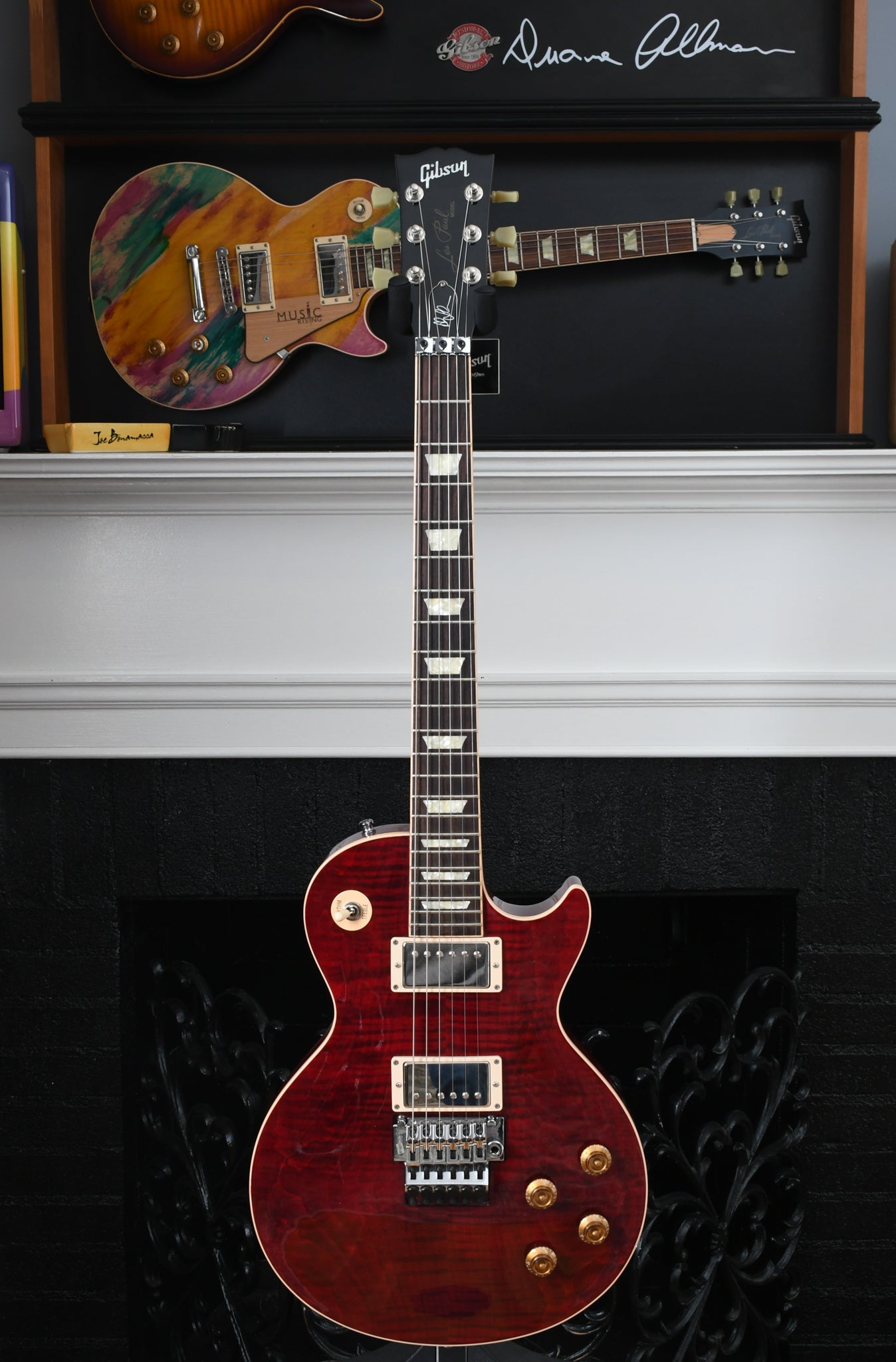 2011 Gibson Custom Shop Alex Lifeson Signed #15/50 Les Paul Axcess Royal Crimson