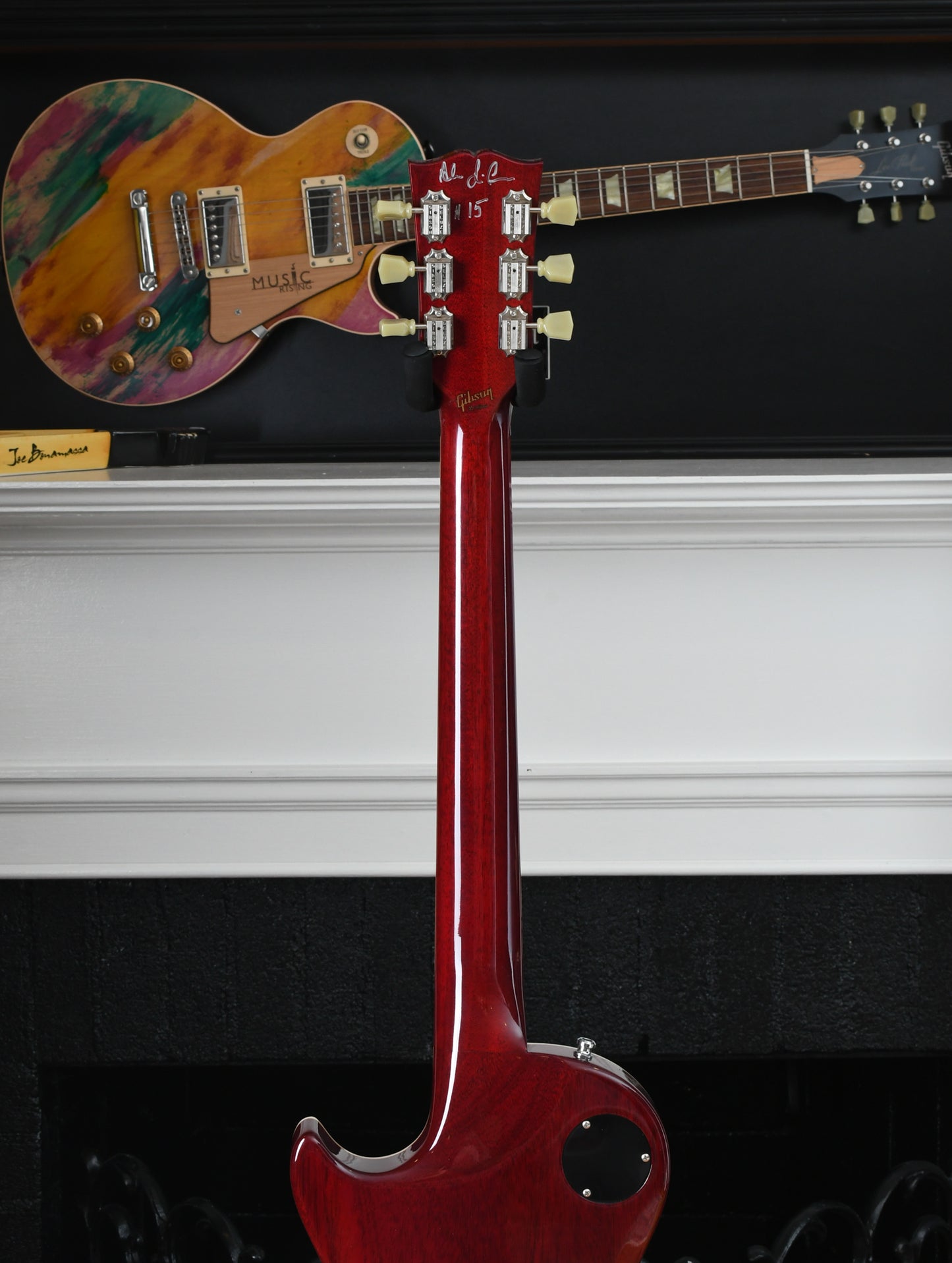 2011 Gibson Custom Shop Alex Lifeson Signed #15/50 Les Paul Axcess Royal Crimson