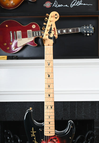 1994 Fender Playboy 40th Ann. Stratocaster Marilyn Monroe Personally Signed by Hugh Hefner