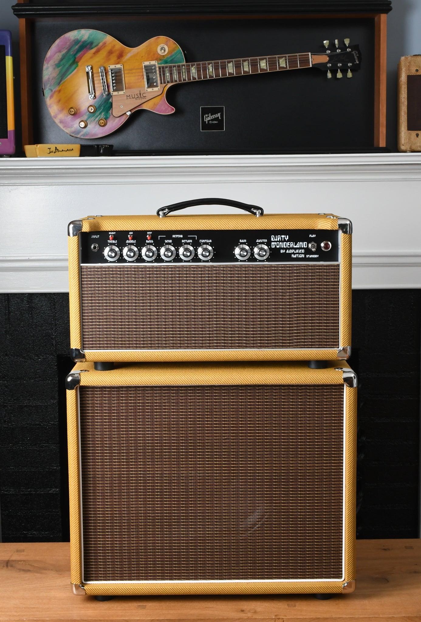 Amplified Nation Dirty Wonderland 50 Watt Head & 1x12 Cabinet Lacquered Tweed