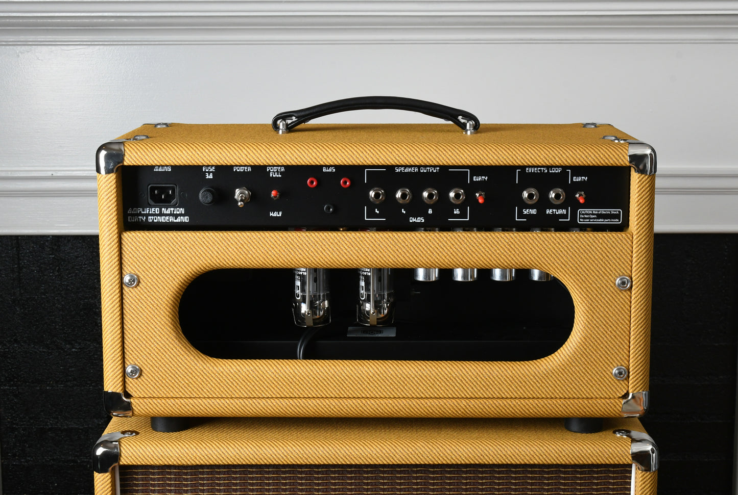 Amplified Nation Dirty Wonderland 50 Watt Head & 1x12 Cabinet Lacquered Tweed