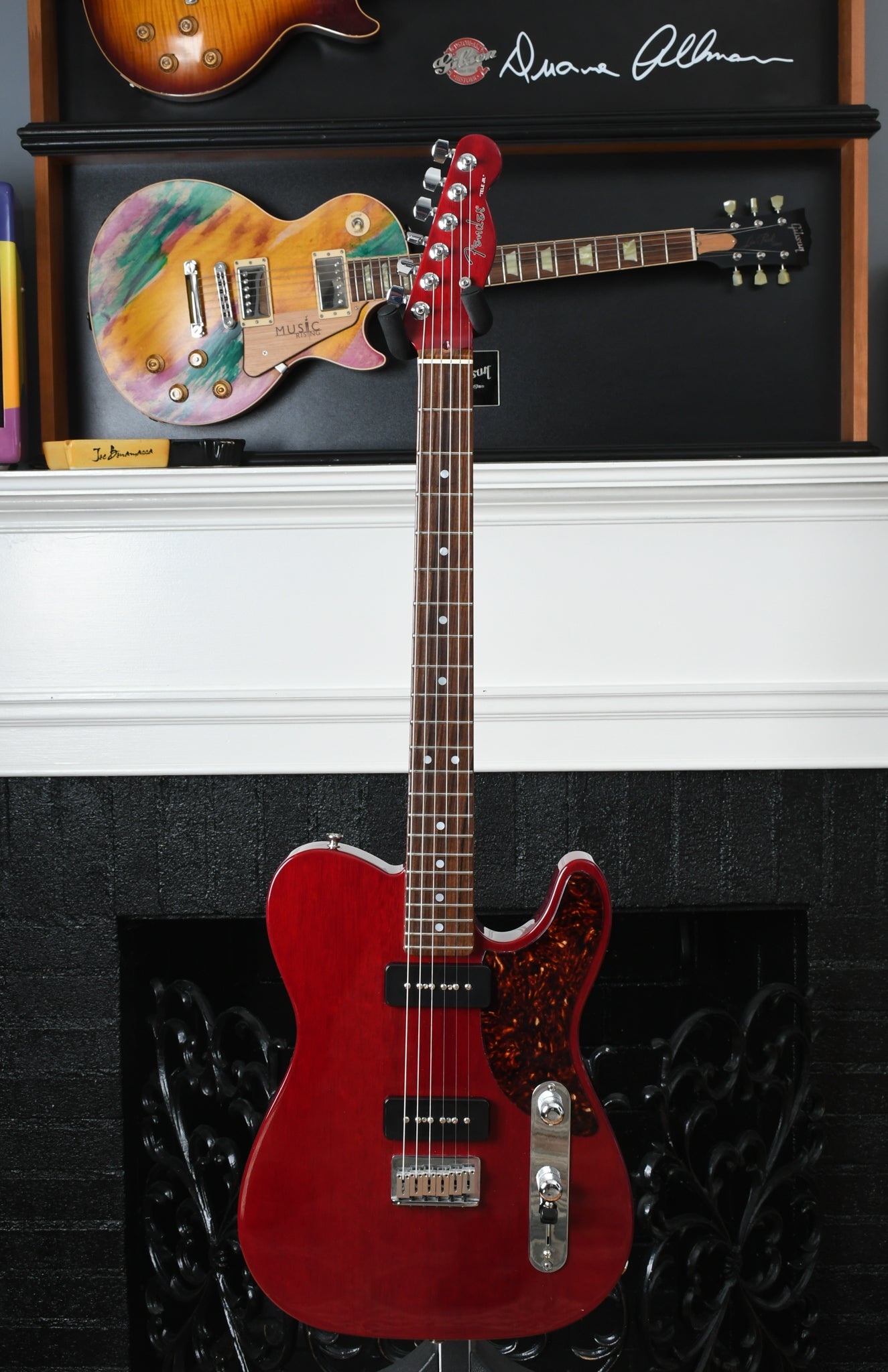 2001 Fender Custom Shop Tele Jr. Cherry Tortoise Guard