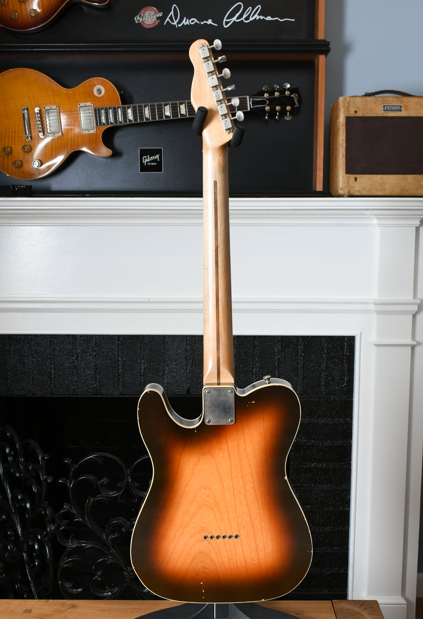 2019 Danocaster Single Cut Sunburst Peter Florance Voodoo TE60 Pickups