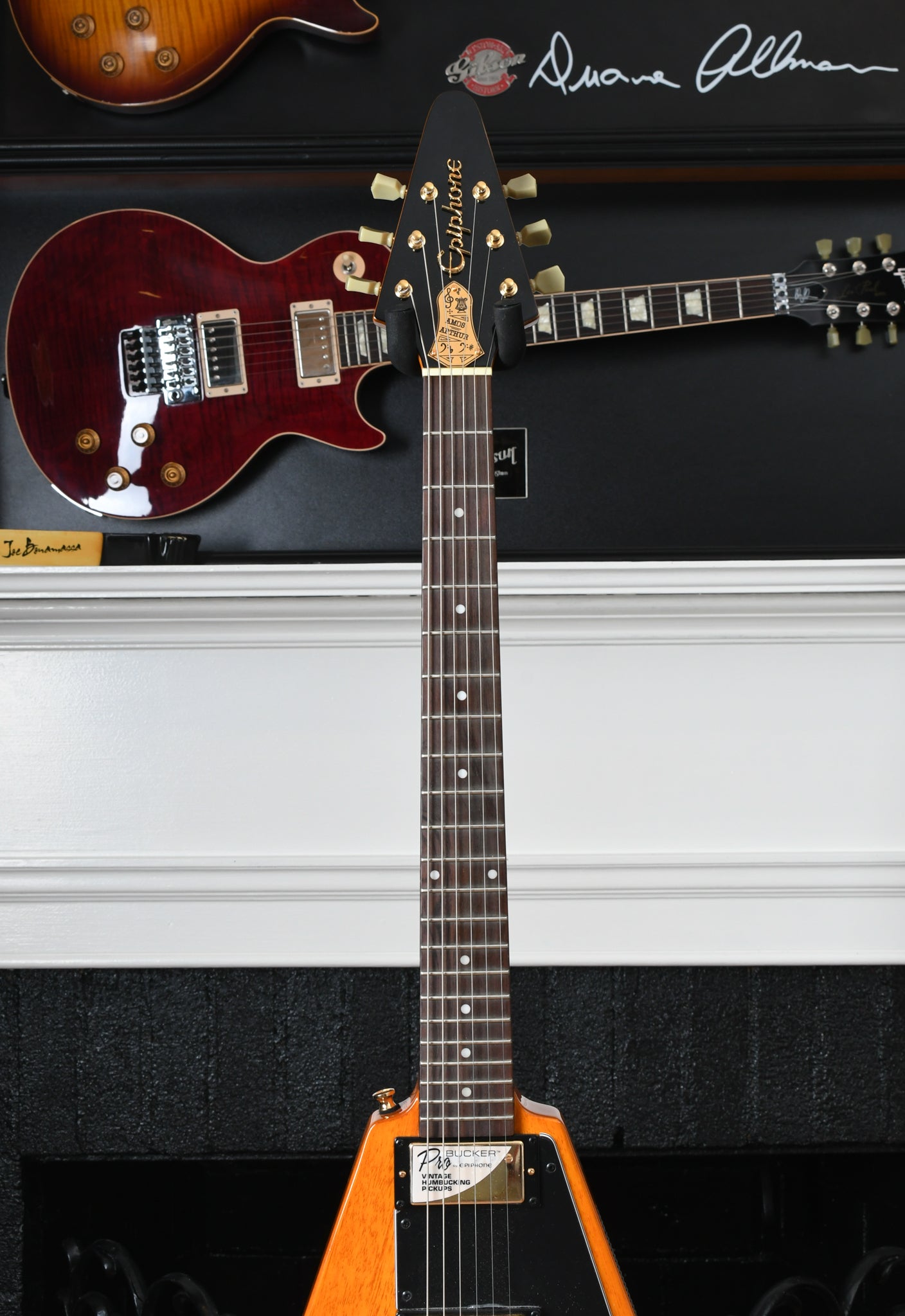 2018 Epiphone Ltd Edition Joe Bonamassa 1958 "Amos" Korina Flying V