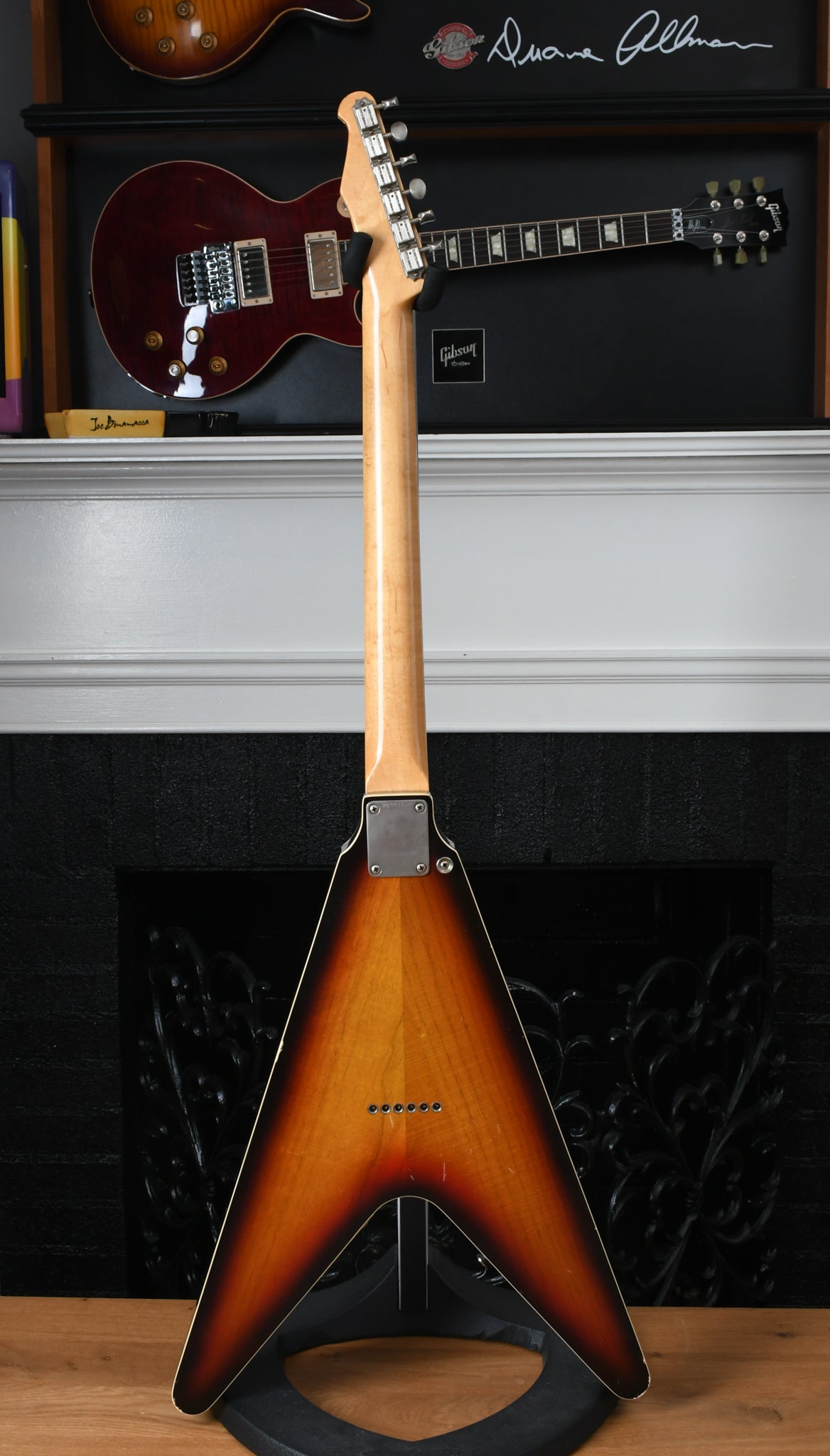 2011 RS Guitarworks Tee Vee Custom Flying V Sunburst