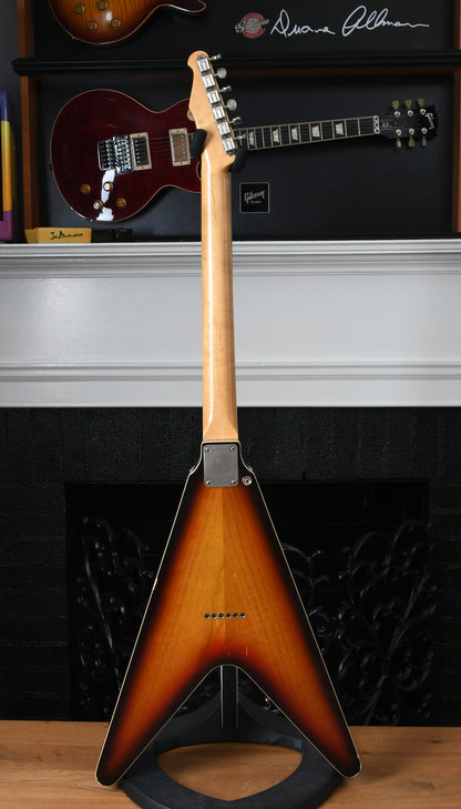 2011 RS Guitarworks Tee Vee Custom Flying V Sunburst