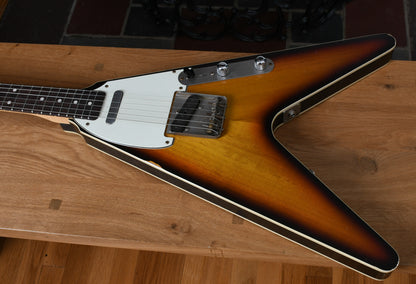 2011 RS Guitarworks Tee Vee Custom Flying V Sunburst