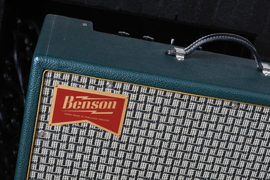 2021 Benson Monarch Reverb 1x12 Combo Green Tolex
