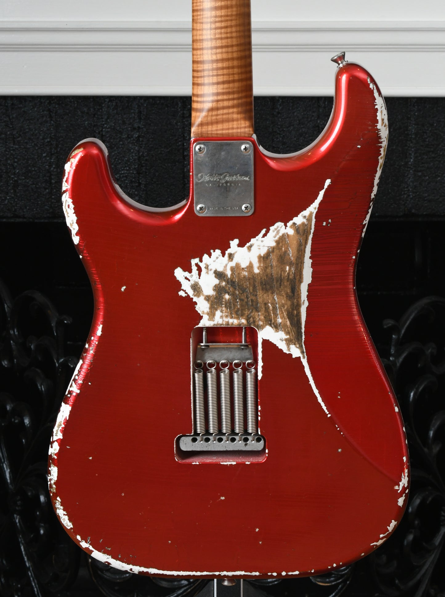 2019 Xotic XSC-1 Heavy Aged Candy Apple Red & Mastergrade Roasted Maple Neck