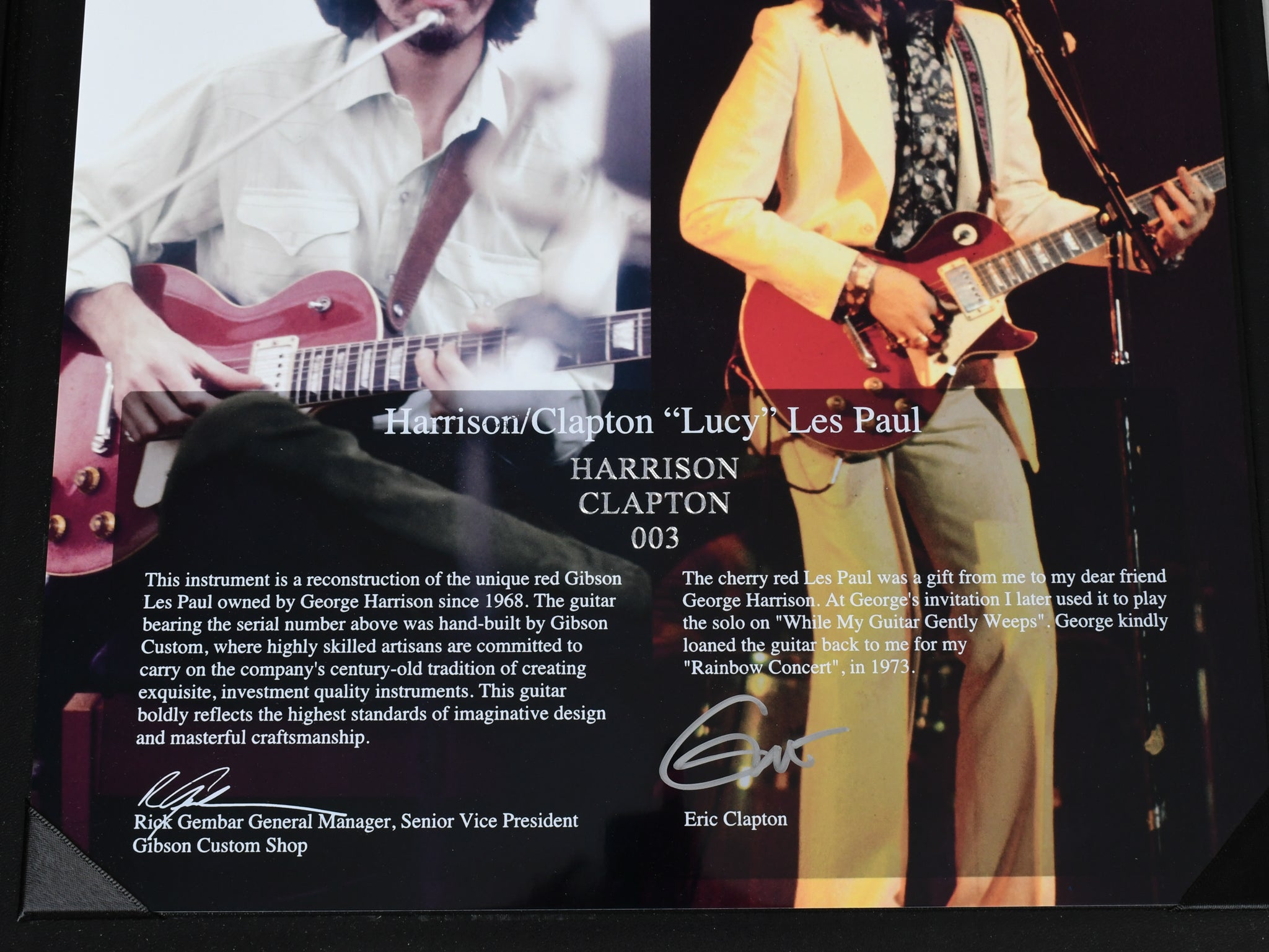 2013 Gibson '57 Les Paul George Harrison/ Eric Clapton 