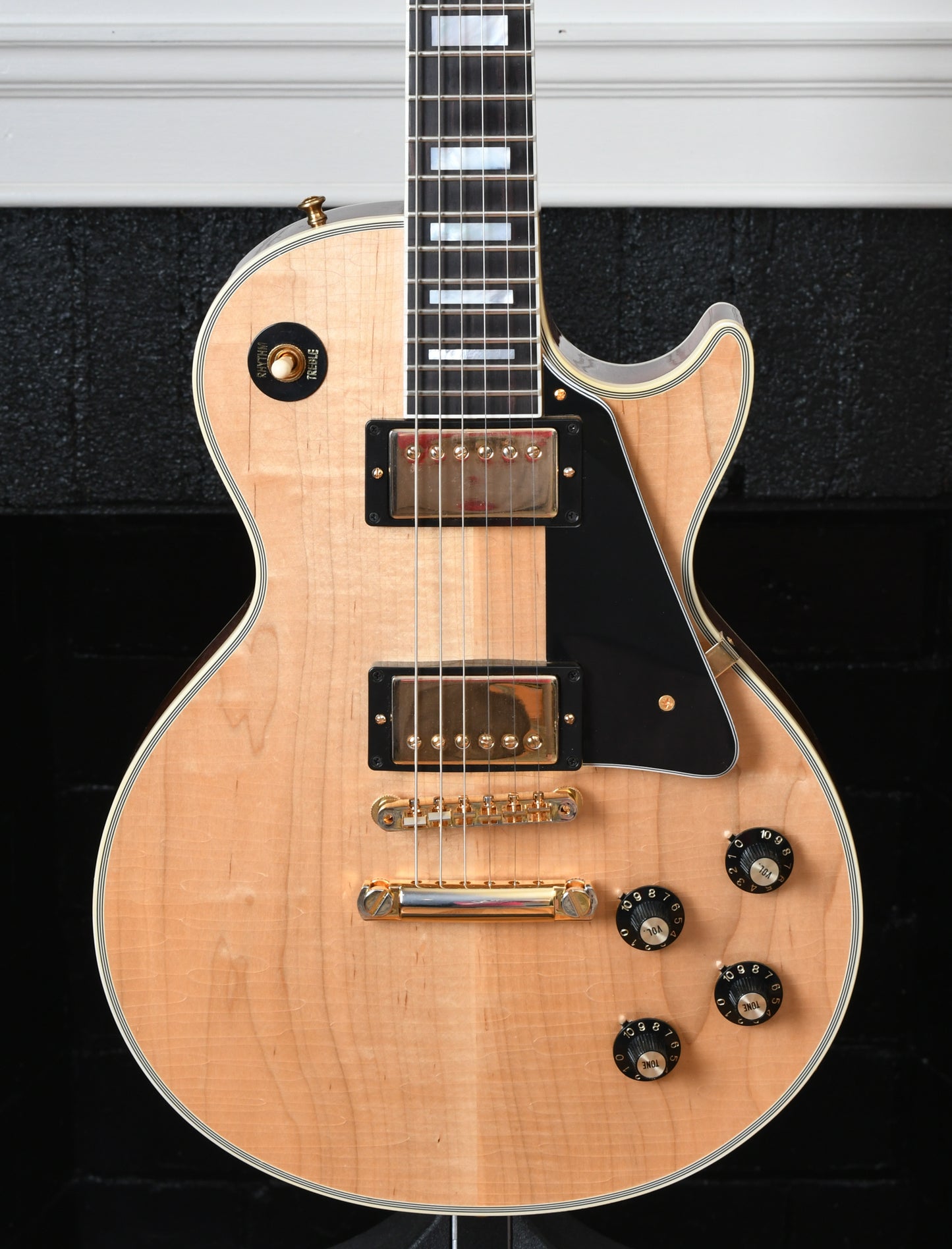 2020 Gibson Custom Shop Made 2 Measure 1968 Les Paul Custom Aged Antique Natural