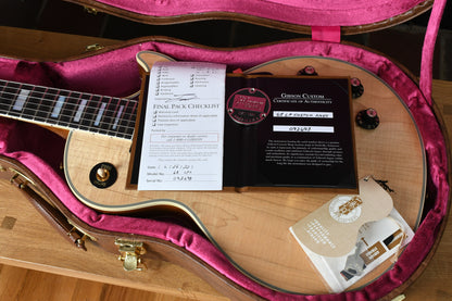 2020 Gibson Custom Shop Made 2 Measure 1968 Les Paul Custom Aged Antique Natural