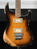 2008 Charvel USA Custom Shop San Dimas Nitro Aged 2 Tone Sunburst