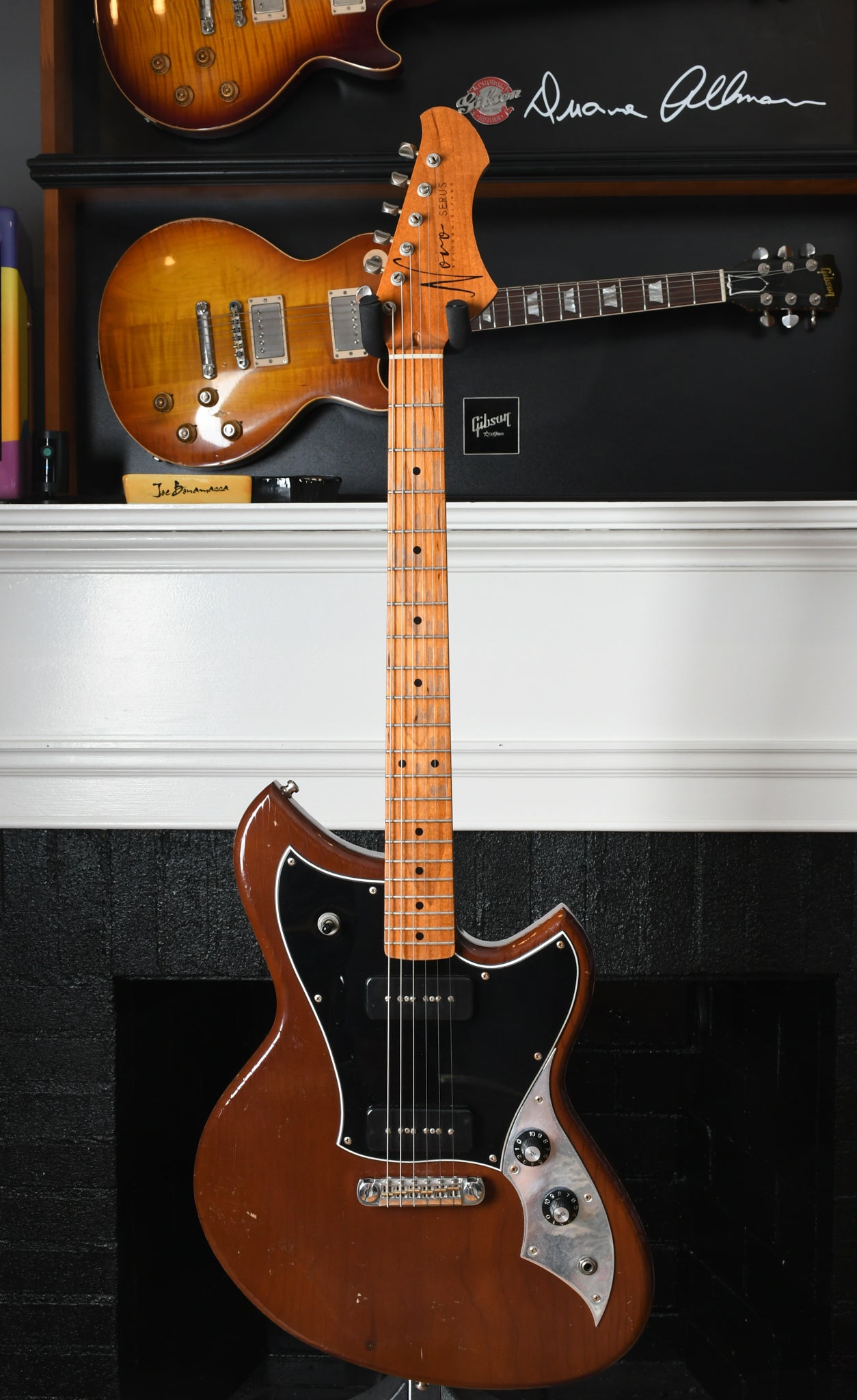 2019 Novo Serus JS Mocha Fralin P-90's Schroeder Wrap-Over