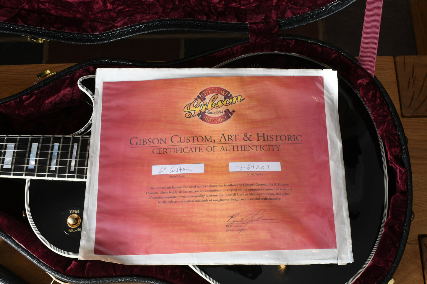 2006 Gibson Custom Shop Les Paul Custom Ebony