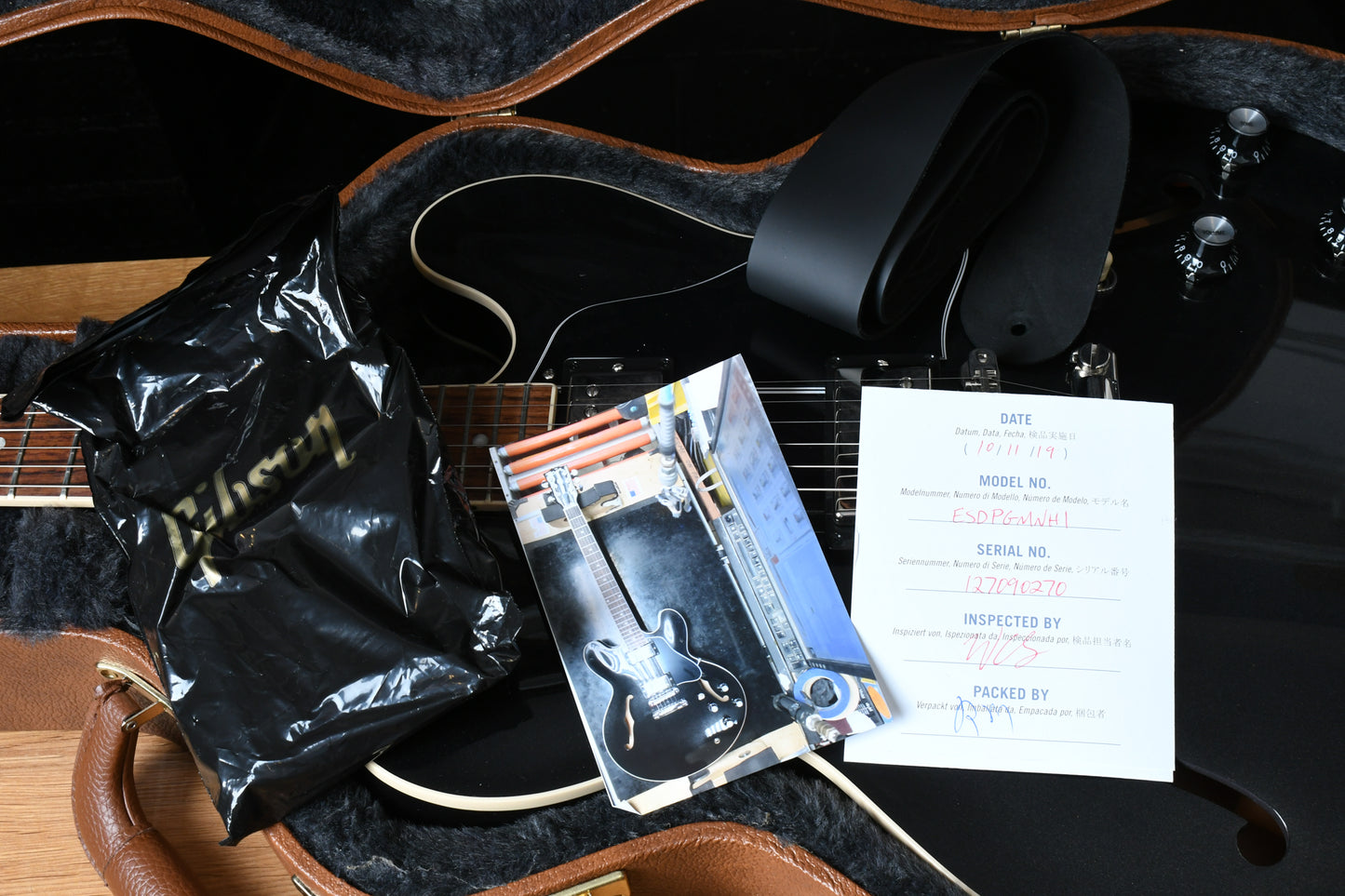 2019 Gibson Memphis ES-335 Dot Graphite Metallic