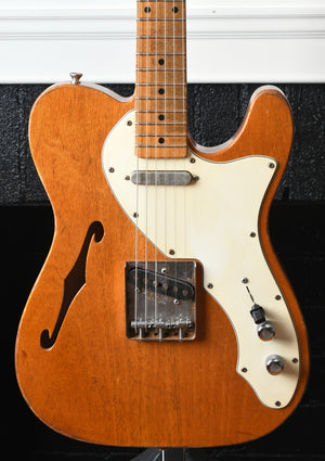 2022 Danocaster Single Cut Thinline Aged Natural