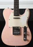 2022 Danocaster Single Cut Shell Pink Budz Pickups