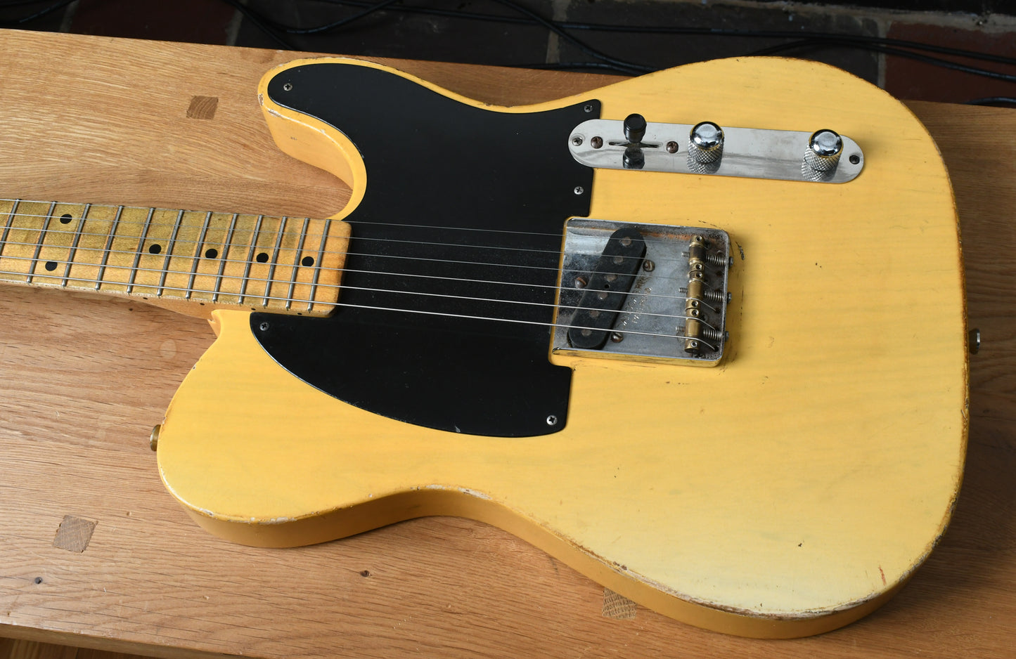 2022 Danocaster Single Cut Esquire Peter Florance Nocaster Butterscotch