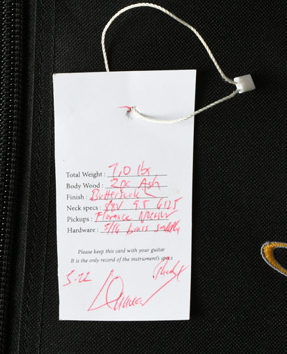 2022 Danocaster Single Cut Esquire Peter Florance Nocaster Butterscotch