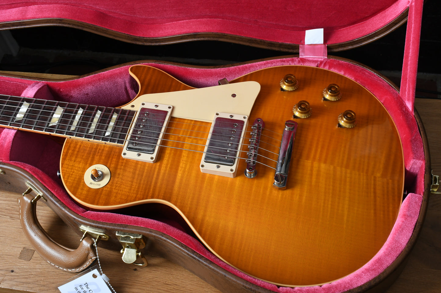 2021 Gibson 1958 Les Paul Standard Reissue R8 CME Exclusive Amber W '59 Carmelita Neck