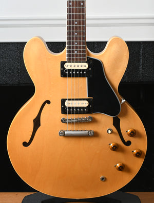 1981 Gibson ES-335 Tim Shaw Humbuckers Natural