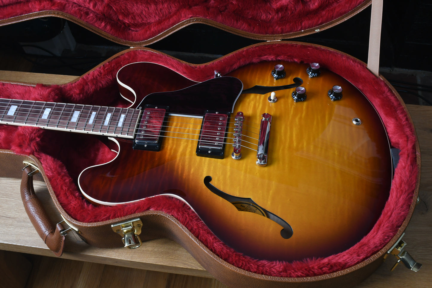 2021 Gibson ES-335 Figured Iced Tea