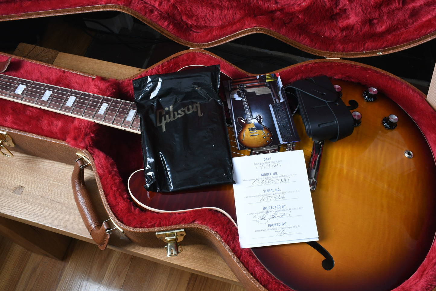 2021 Gibson ES-335 Figured Iced Tea
