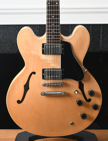 1987 Gibson ES-335 Natural Tim Shaw Humbuckers