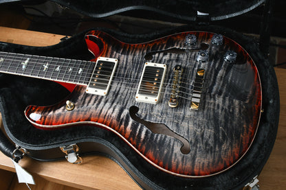 2022 Paul Reed Smith PRS McCarty 594 Hollowbody II 10 Top Charcoal Cherry Burst