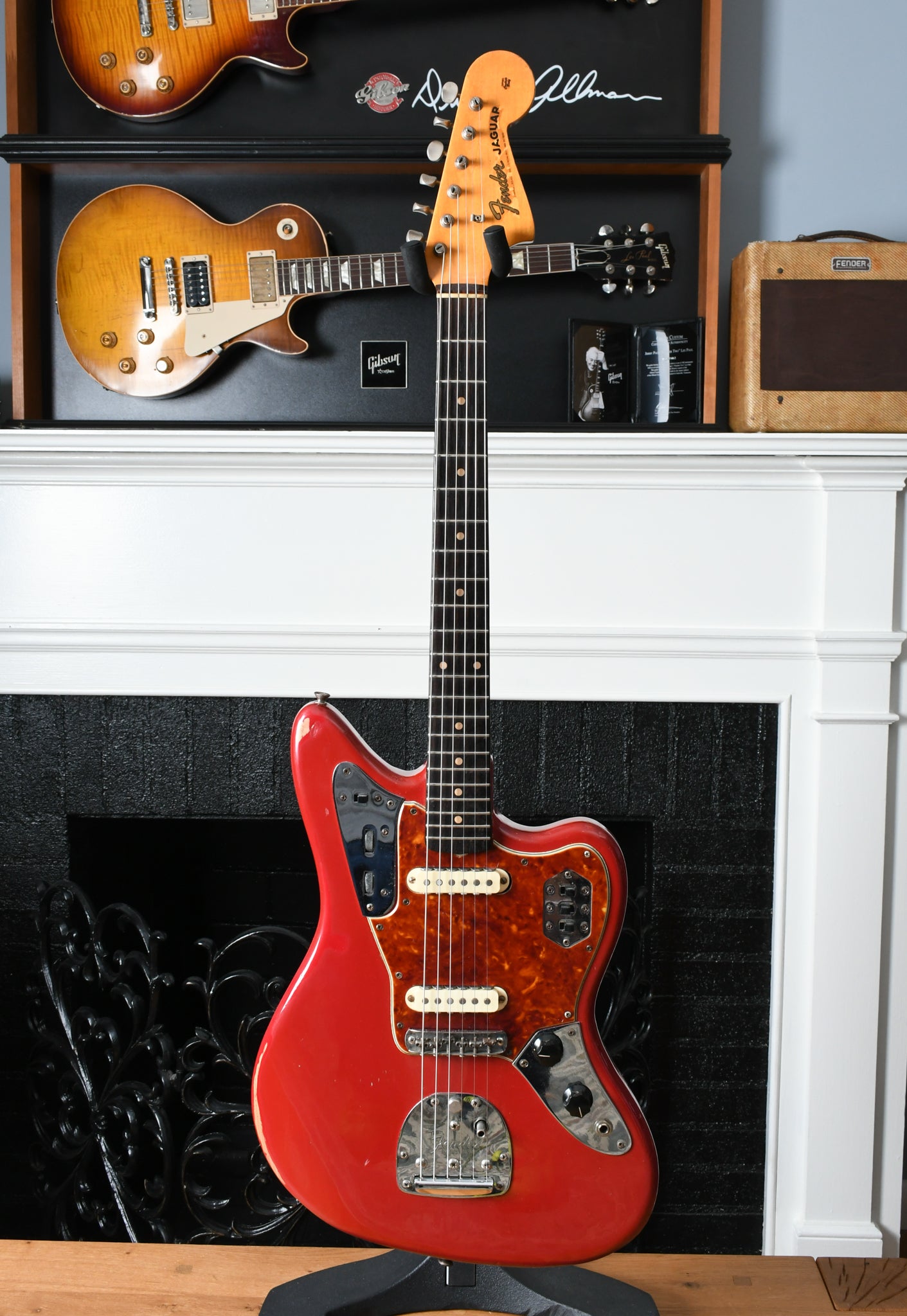 1962 Fender Jaguar Refin Dakota Red