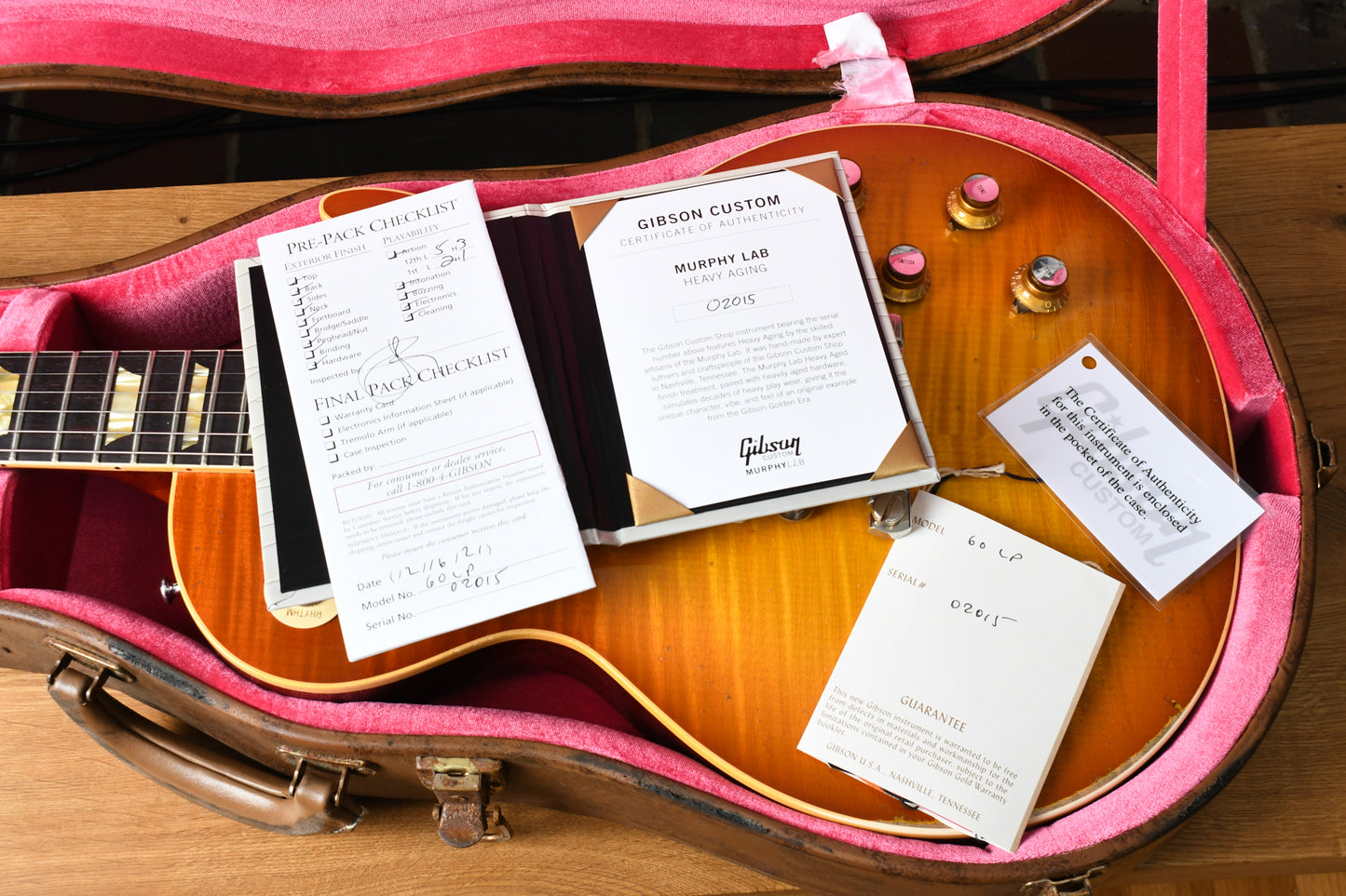 2022 Gibson 1960 Standard R0 Murphy Lab Heavy Aged Tangerine Burst