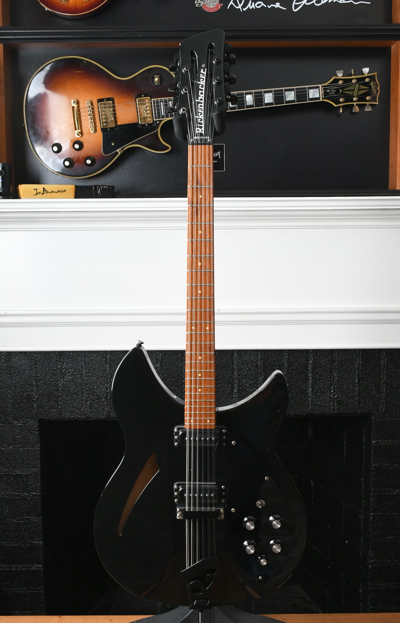 1988 Rickenbacker 330 12 String Jetglo with Black Hardware