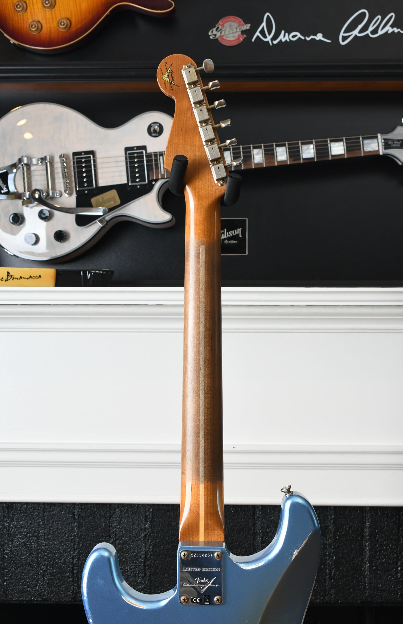2018 Partscaster Stratocaster Build Fender Custom Shop, Ancho Poblano, MJT, Danocaster Lake Placid Blue