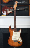 2013 Fender Select Stratocaster Exotic Quilt Iced Tea Burst