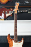 2013 Fender Select Stratocaster Exotic Quilt Iced Tea Burst