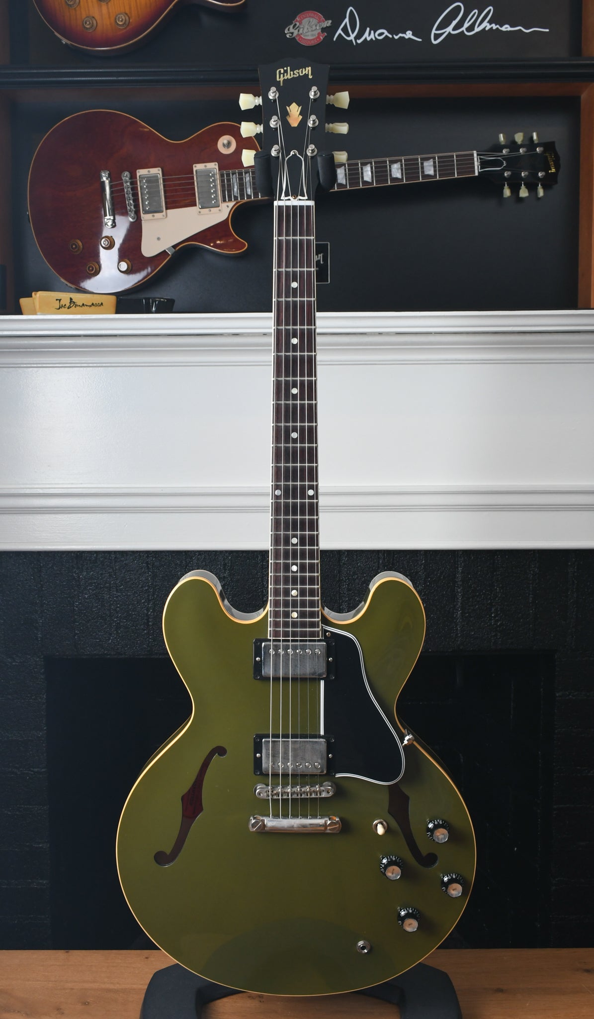 2021 Gibson 1961 ES-335 VOS Heavy Antique Olive Drab