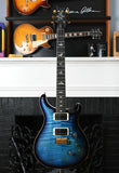 Paul Reed Smith PRS Custom 24 *Custom Color* 10 Top Aqua Blue Black Burst