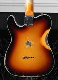 2022 Fender Custom Shop 1960 Telecaster Custom Heavy Relic 3 Tone Sunburst