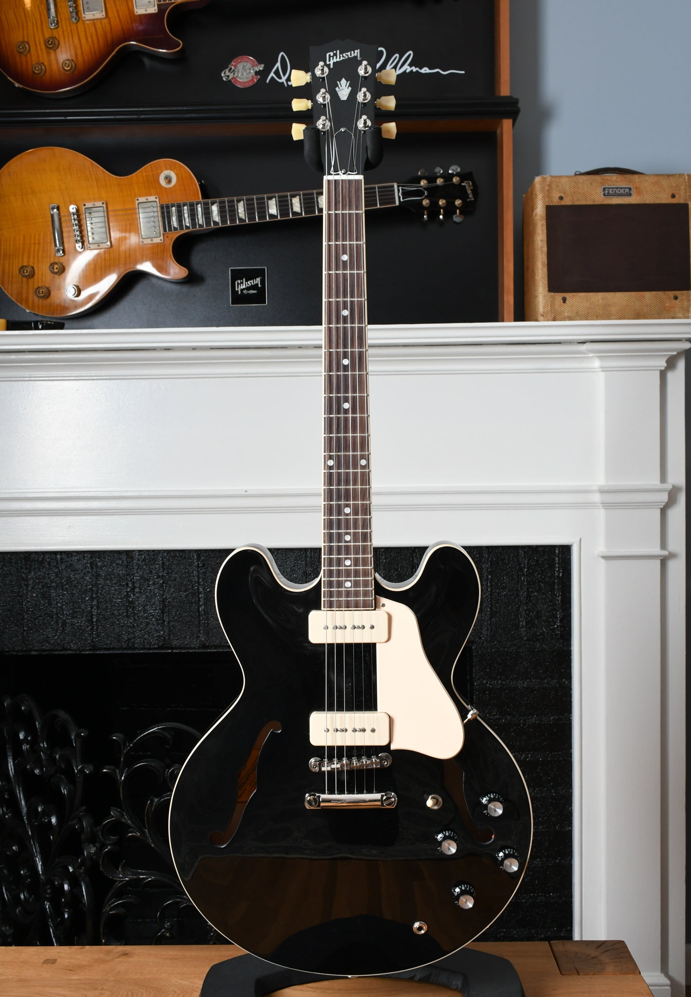 2021 Gibson "Exclusive" ES-335 P-90 Ebony