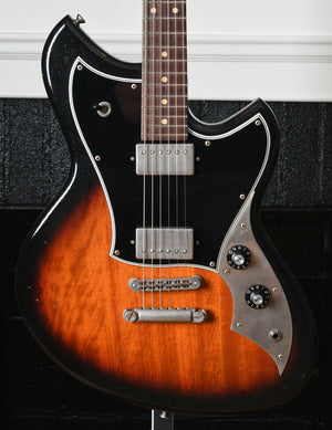 2021 Novo Guitars Serus H2 Firebird Burst