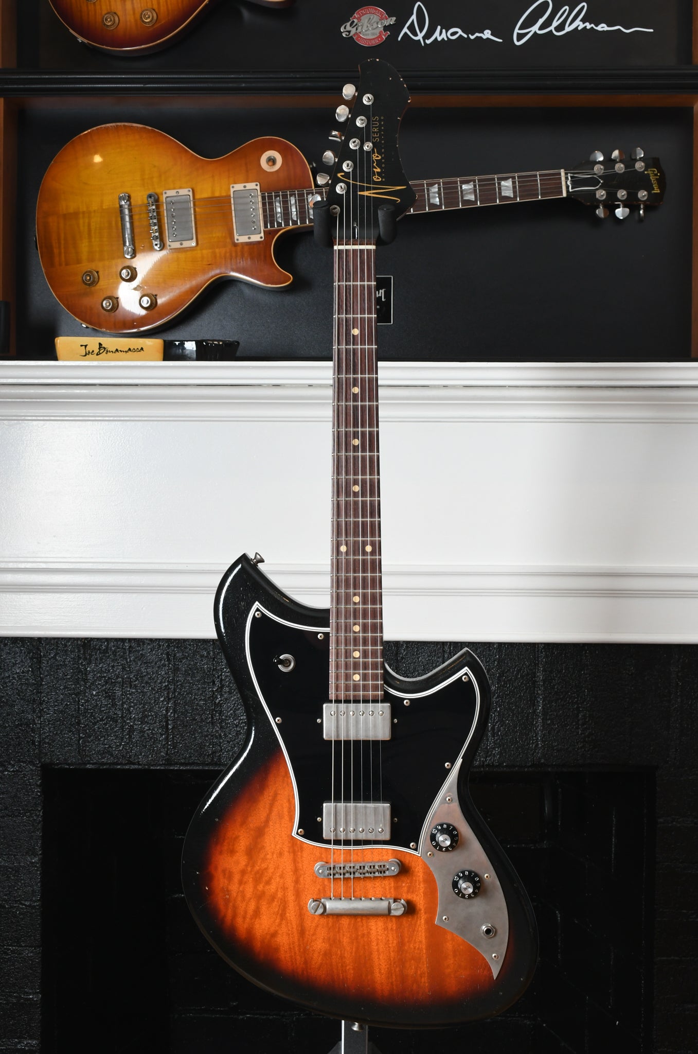 2021 Novo Guitars Serus H2 Firebird Burst